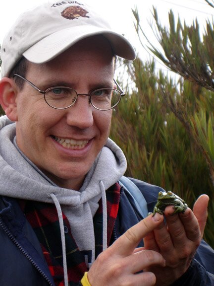 One randomly selected picture of Andrew in the field.